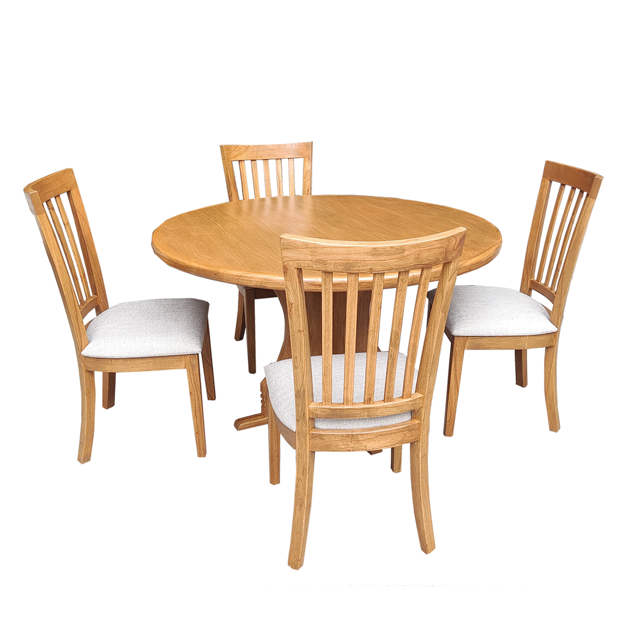  Juego de mesa redonda y silla de comedor redondas, juego de mesa  y silla para el hogar, sala de estar, cocina, mesa de comedor pequeña de  madera, mesa redonda pequeña, juego