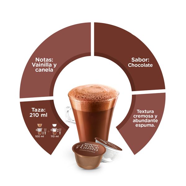 Dolce Gusto Cafe con Leche Chocolate y Canela