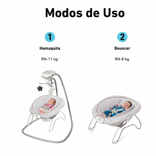 TUPI S.A. Hamaquita 2en1 Multidireccional DuetConnect ¿Deluxe