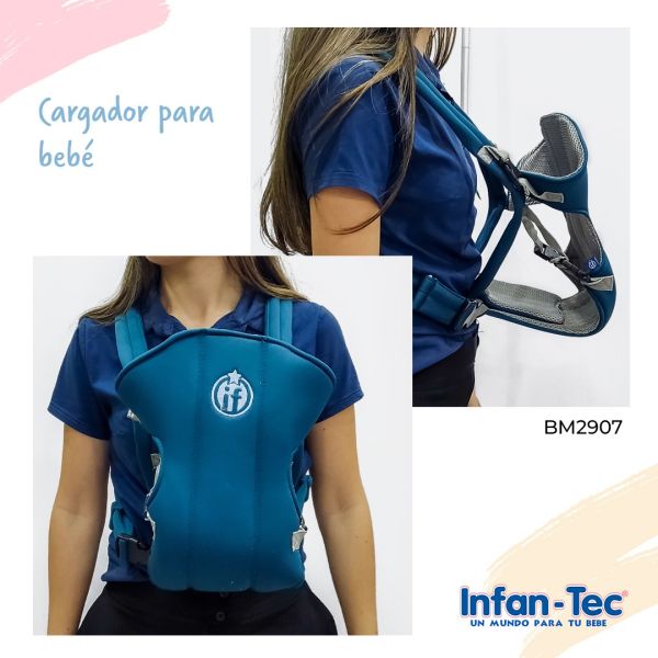 BABY CARRIER CARGADOR P/BEBE COLOR TURQUESA