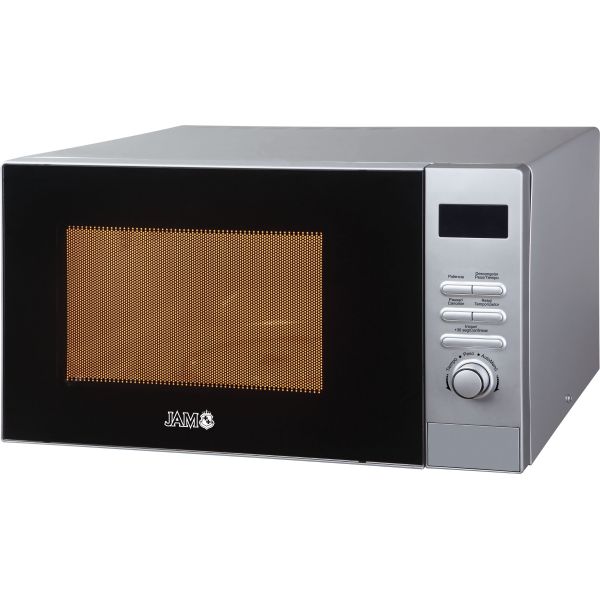 MICROONDAS JAM 25 LTS AM925AKN PANEL DIGITAL FRENTE DE ACERO INOX 900W