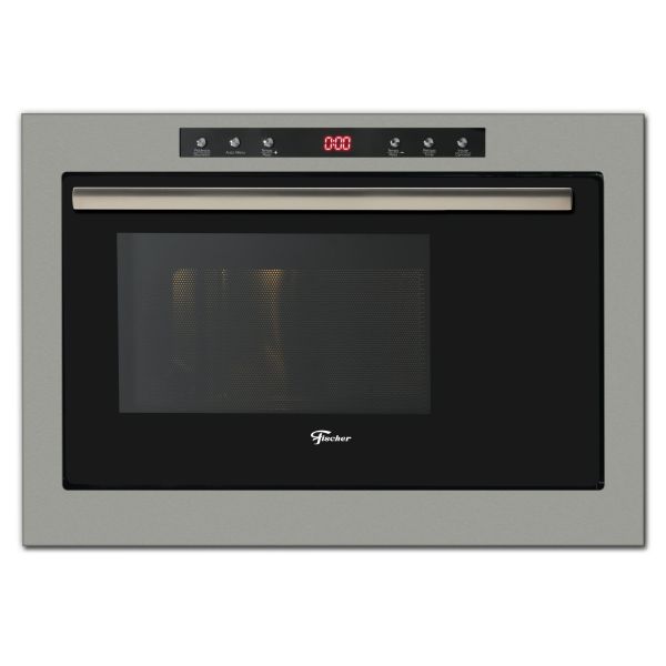 MICROONDAS  FISCHER DE EMBUTIR INFINITY  25LTS C/ DORADOR INOX