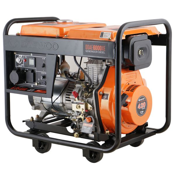 TUPI S.A. - GENERADOR DAEWOO DIESEL DDAE 6000XE 220V-50HZ  6.2KVA(P.M.)/5.5KVA (P.N) MONOFASI