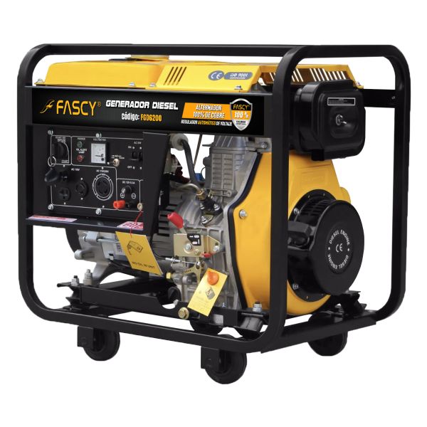 GENERADOR DIESEL FASCY 6,2 KVA 220V ABIERTO