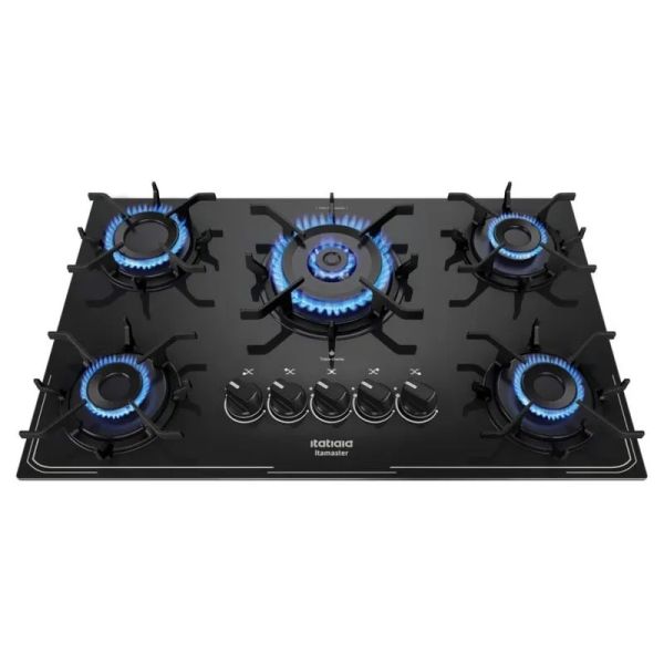 COCINA ANAFE COOKTOP ITATIAIA ITAMASTER - 5Q - NEGRO