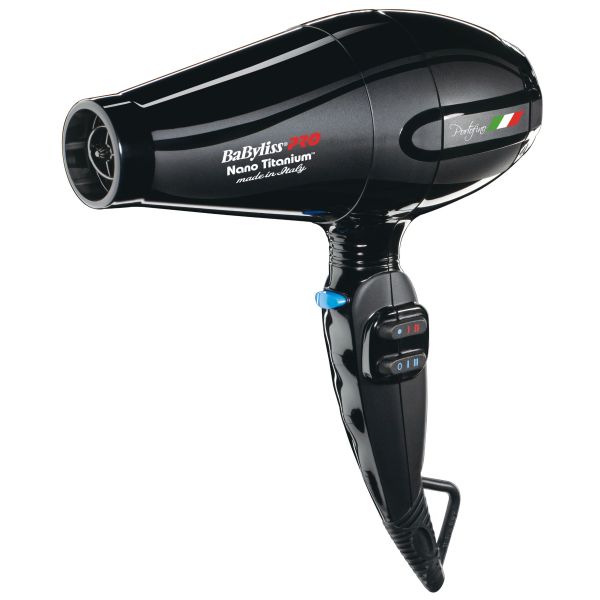 SECADOR DE PELO BABYLISS PROFESIONAL TITANIUM PORTOFINO 6600 BLACK 74108453884