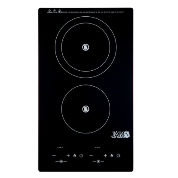 COCINA JAM 2H VITROCERAMICA MOD.400VC 2 QUEMADORES TACTIL PREMIUM