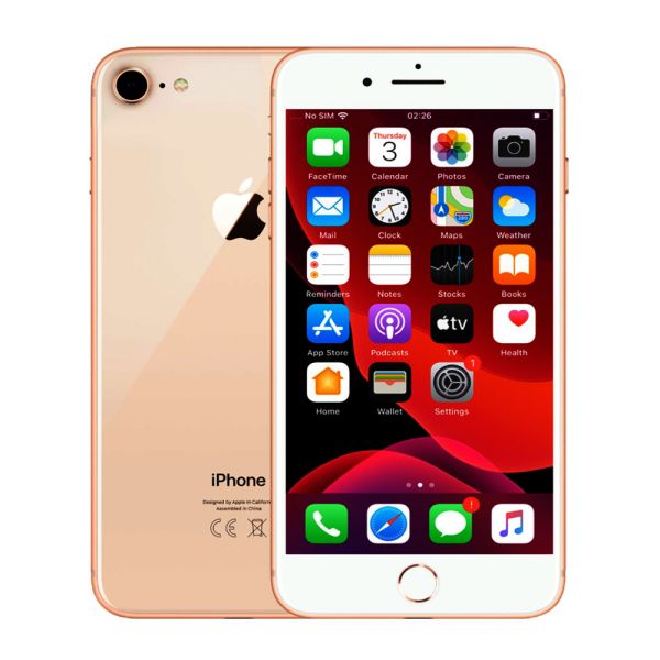 Apple iPhone8 gold 64GB PRADAプラダケース付き