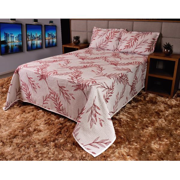 CUBRECAMA MONTBLANC TERNURA VERMELHO 10 1.80X2.30