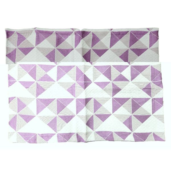 CUBRECAMA SOLTERO MONTBLANC CUBICO LILAS 61 1.80X2.30