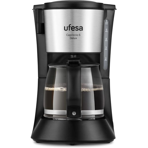 CAFETERA UFESA CAPRICCIO 6 DELUX CG7115 NEGRO
