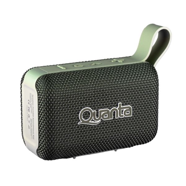 SPEAKER QUANTA PORT.BT 8W QTSPS80 IPX5/USB/TWS/TIPO-C/VD GRIS