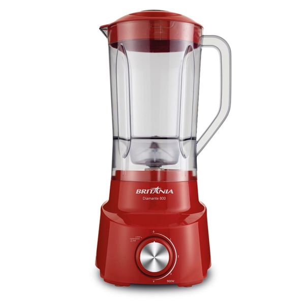 TUPI S.A. LICUADORA BRITANIA DIAMANTE 800 1050W 4V ROJO 2.6L
