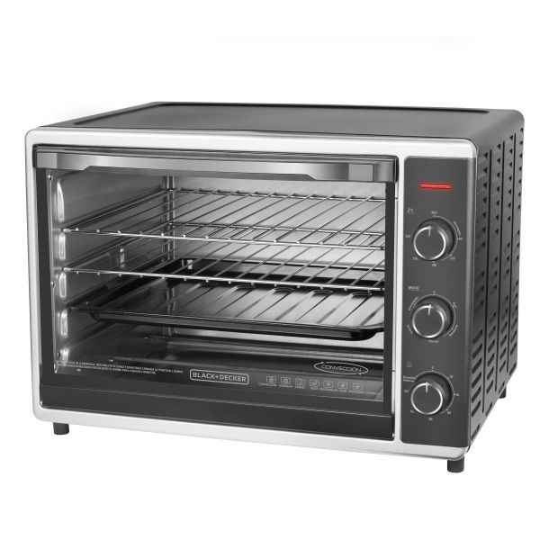 HORNO ELECTRICO BLACK & DECKER 52LTS CONVECCION CTO300-CL INOX C/LUZ