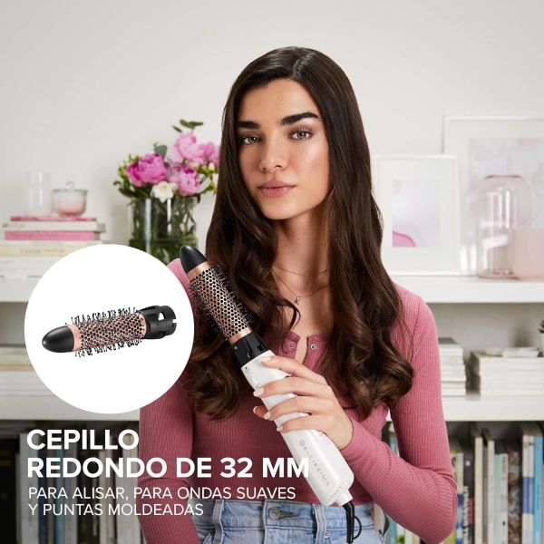 Set Cepillo Secador 5 En 1 Rizador Automático Hot Air Styler