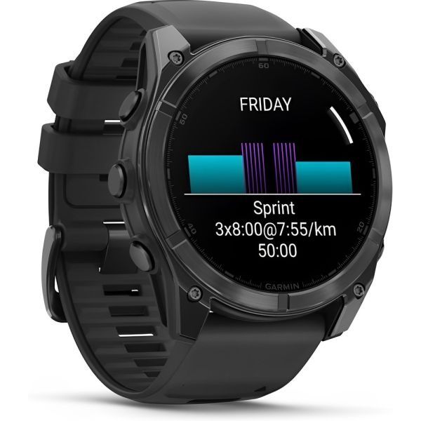 RELOJ GARMIN GPS FENIX 8 51MM AMOLED 010-02905-00 GRAY 74136-1 GTIA 1MES