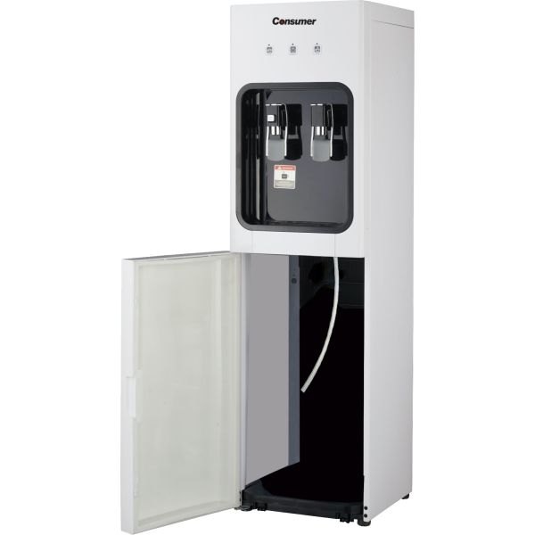 BEBEDERO DE PIE CONSUMER F/C Y NATURAL PARA BOTELLON INTERNO BLANCO