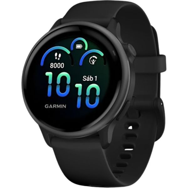 RELOJ GPS GARMIN VIVOACTIVE 6 010-02985-00 SLATE BLACK 104869-8 GTIA 1MES