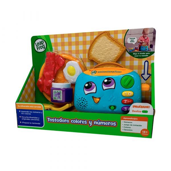 LEAPFROG TOSTADORA COLORES Y NUMEROS REF: 3417766098399