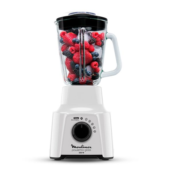 LICUADORA MOULINEX POWERMIX LM28 EDXLM2891VO 5V 1.75L 550W VASO VIDRIO BL