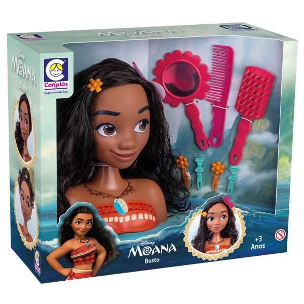 MUÑECA MOANA PARA PEINADOS COTIPLAS 