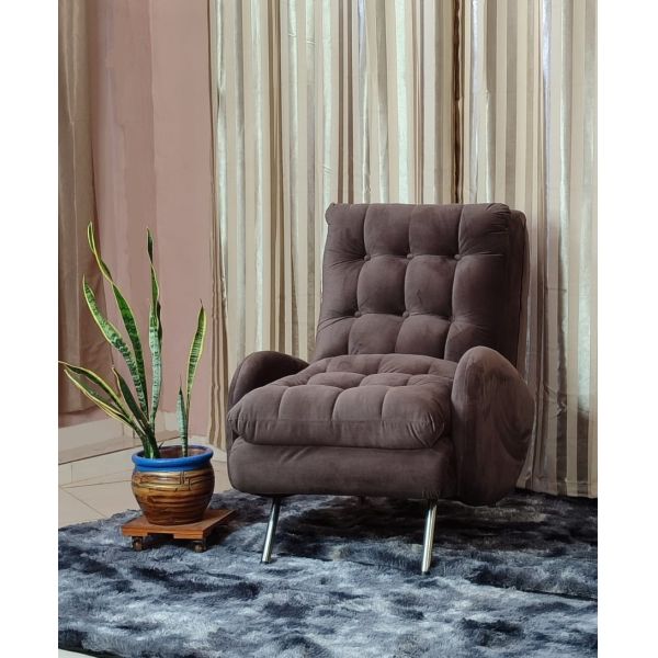 SILLON POLTRONA AGUILA LUNA MARRON TABACO