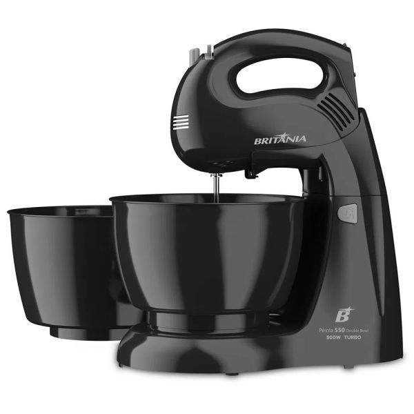 BATIDORA BRITANIA PEROLA 550 DOUBLE BOWL NEGRO