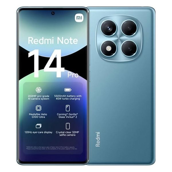 CELULAR XIAOMI NOTE 14 PRO 8/256 OCEAN BLUE 86819-8 GTIA 6MESES