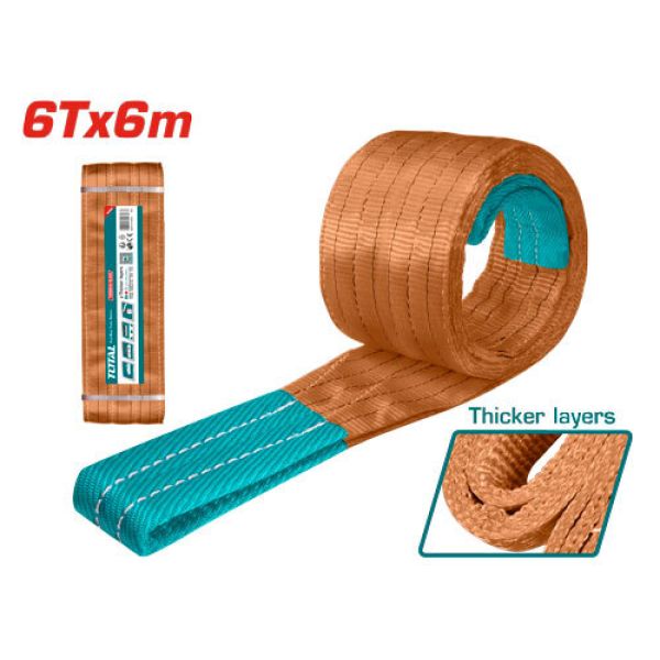 ESLINGA DE CINTA 6TONX6MX180MM TOTAL