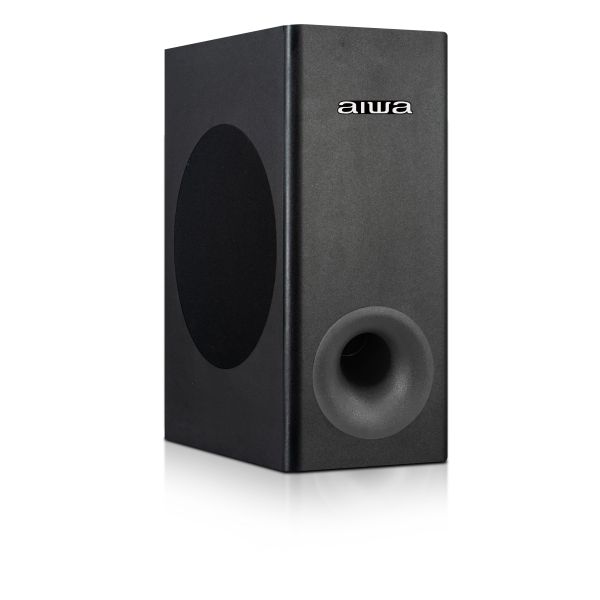 TUPI S.A. - BARRA DE SONIDO AIWA AW-SBH21WW CON SUBWOOFER AW147  USB-OPTICA-COAXIAL-HDMI