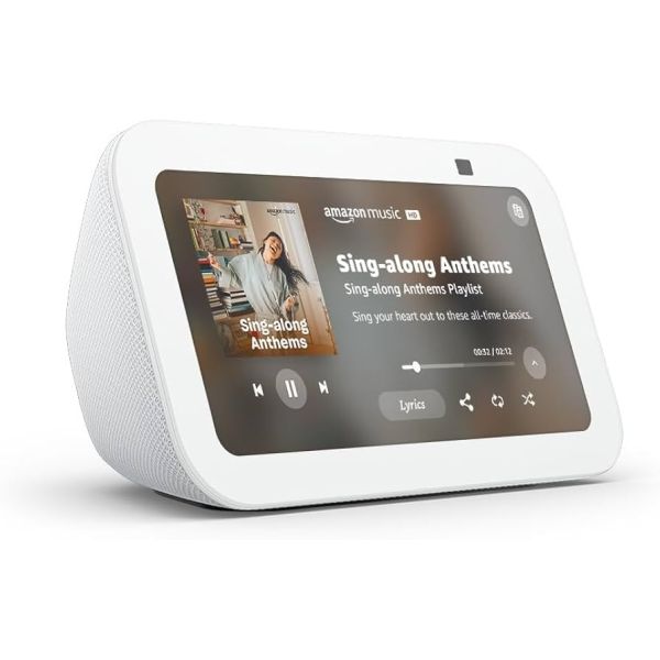 SPEAKER AMAZON ECHO SHOW 5 3RD GEN DISP.WHITE 48182-3 GTIA 1MES