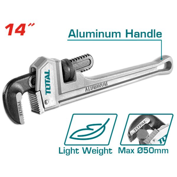 LLAVE PARA CAÑO DE ALUMINIO 350MM -TOTAL
