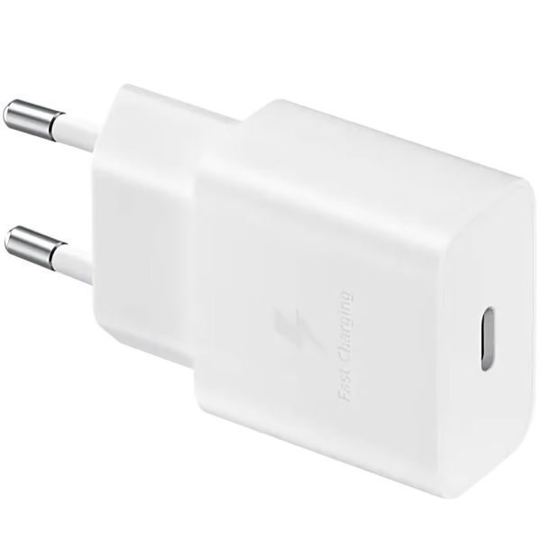 CARGADOR SAMSUNG 15W POWER ADAPTER C/CABLE WHITE EP-T1510XW