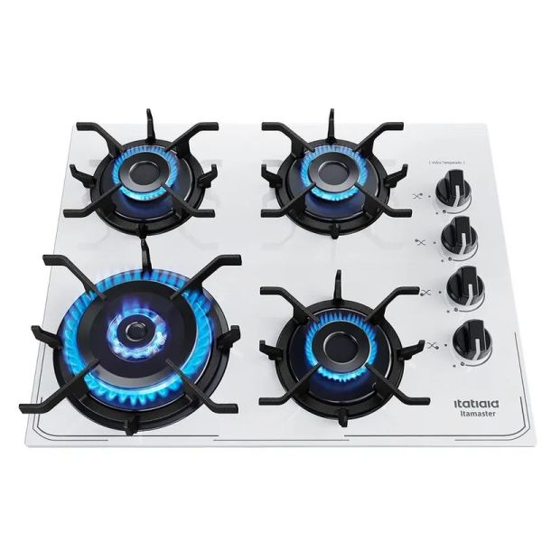 COCINA ANAFE COOKTOP ITATIAIA ITAMASTER - 4Q - BLANCO