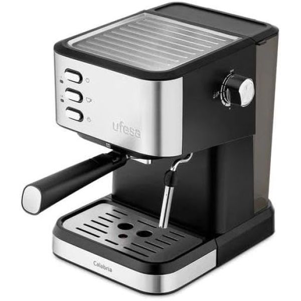CAFETERA UFESA CALABRIA ESPRESSO 20B 1050W INOX/NEGRO