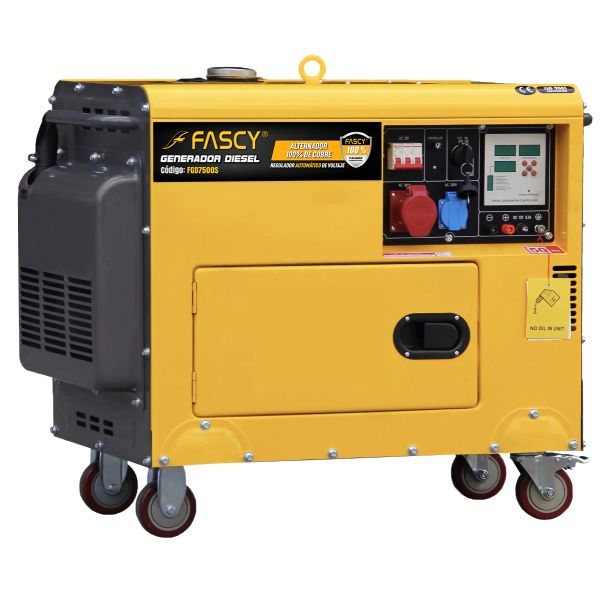 GENERADOR DIESEL FASCY 7,5 KVA 220V CABINADO