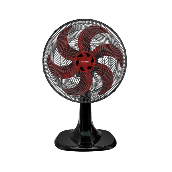 VENTILADOR DE MESA 50CM TURBO 6AS VENTISOL ROJO