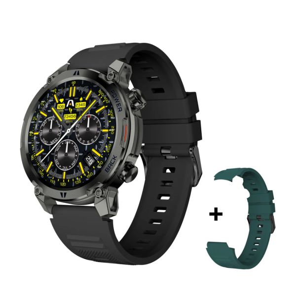 RELOJ SMART WATCH ARGOMTECH-WT-6070BK C70 40MM MALL BLACK/GREEN RT180541