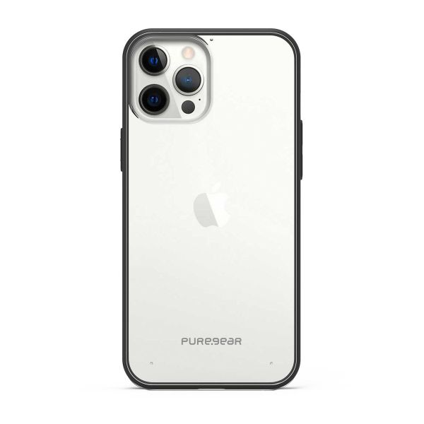 ESTUCHE PARA IPHONE 12 / 12 PRO SLIM SHELL 63357PG - TRANSPARENTE/NEGRO - PUREGEAR