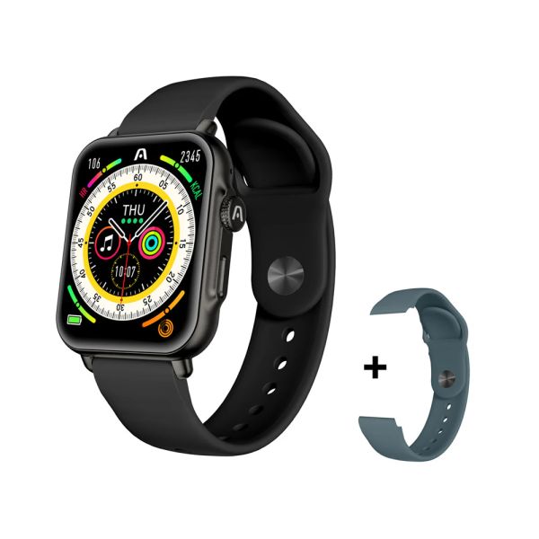 RELOJ SMART WATCH ARGOMTECH-WT-6055BK S55 MALLA BLACK STEEL BLUE RT180557