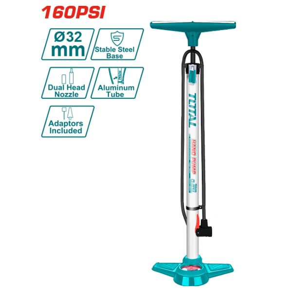 BOMBA DE AIRE MANUAL 160PSI 32X580MM TOTAL