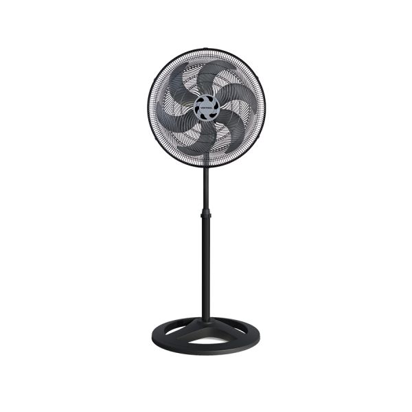 VENTILADOR DE PIE VENTISOL 50 CM TURBO 6 ASPAS NEGRO