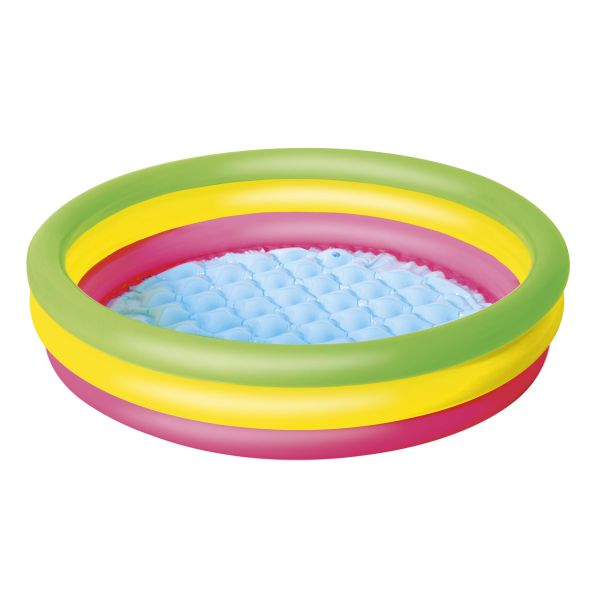 PISCINA INFANTIL BESTWAY TRIPLE ANILLO 51104 62LTS. 