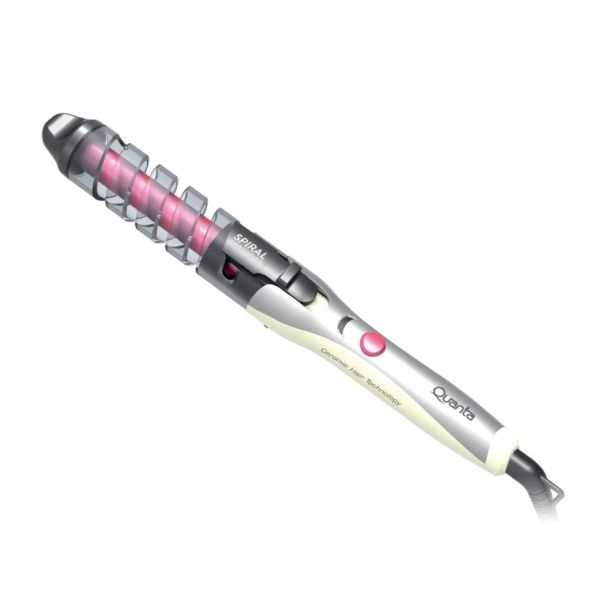 ONDULADOR DE CABELLO QUANTA ESPIRAL QTMC200 180/CABO360/25W-BL