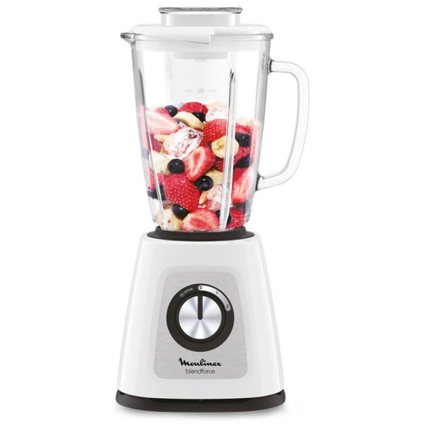 LICUADORA MOULINEX EDXLLLM435 2V 1.75L 800W VASO VIDRIO BLANCO