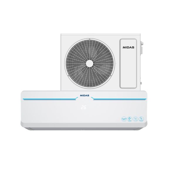 AIRE ACONDICIONADO MIDAS 24.000 BTU F/C R410 MD-AIR24 AA GAS ECOLOGICO