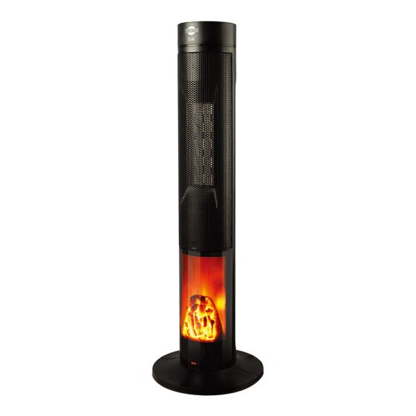 ESTUFA TOKYO TORRE FLAME DIGITAL CON FUNCION VENTILADOR CONTROL TIMER T2860
