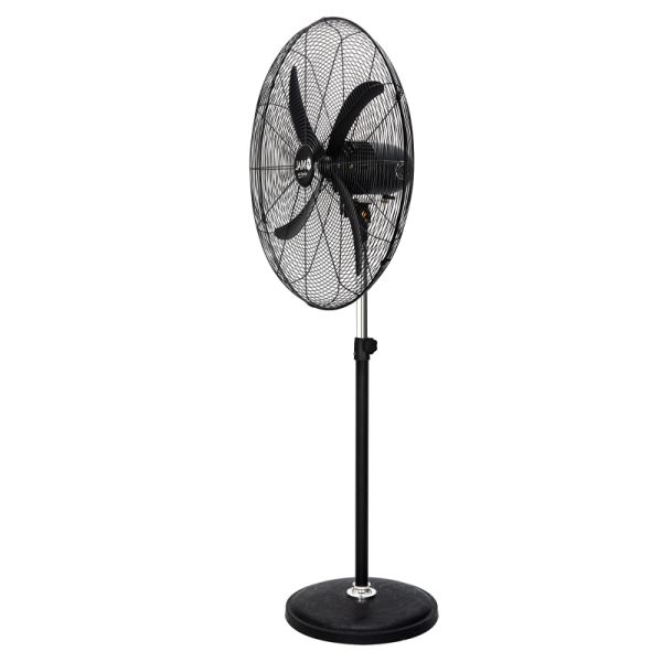 VENTILADOR DE PIE JAM INDUSTRIAL JM130 4 ASPAS/NEGRO30 BASE RED. 250W 220V/50HZ