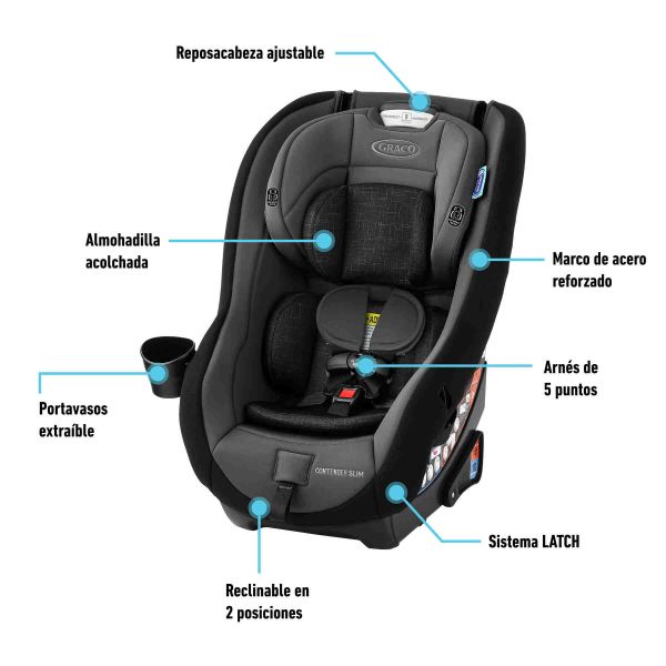 TUPI S.A. ASIENTO P/ AUTO GRACO CONTENDER SLIM WEST POINT