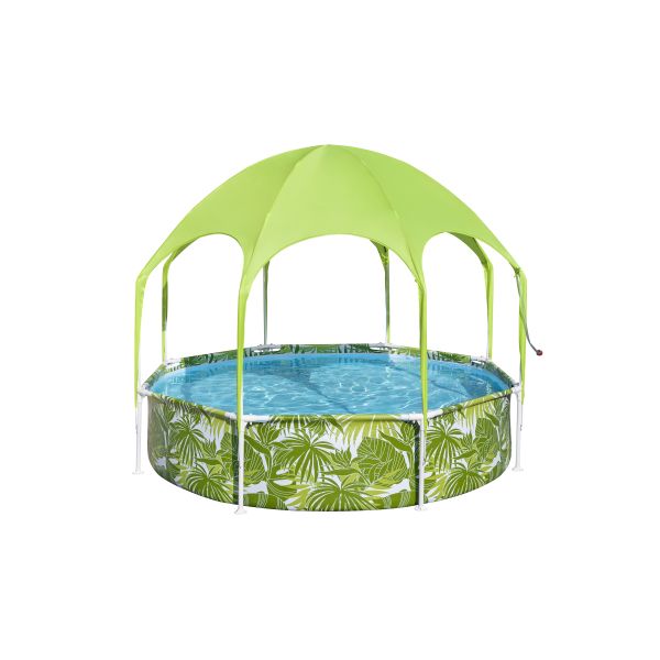 PISCINA CON ESTRUCTURA METALICA Y PARASOL STEEL PRO BESTWAY 56432 1.688LTS.